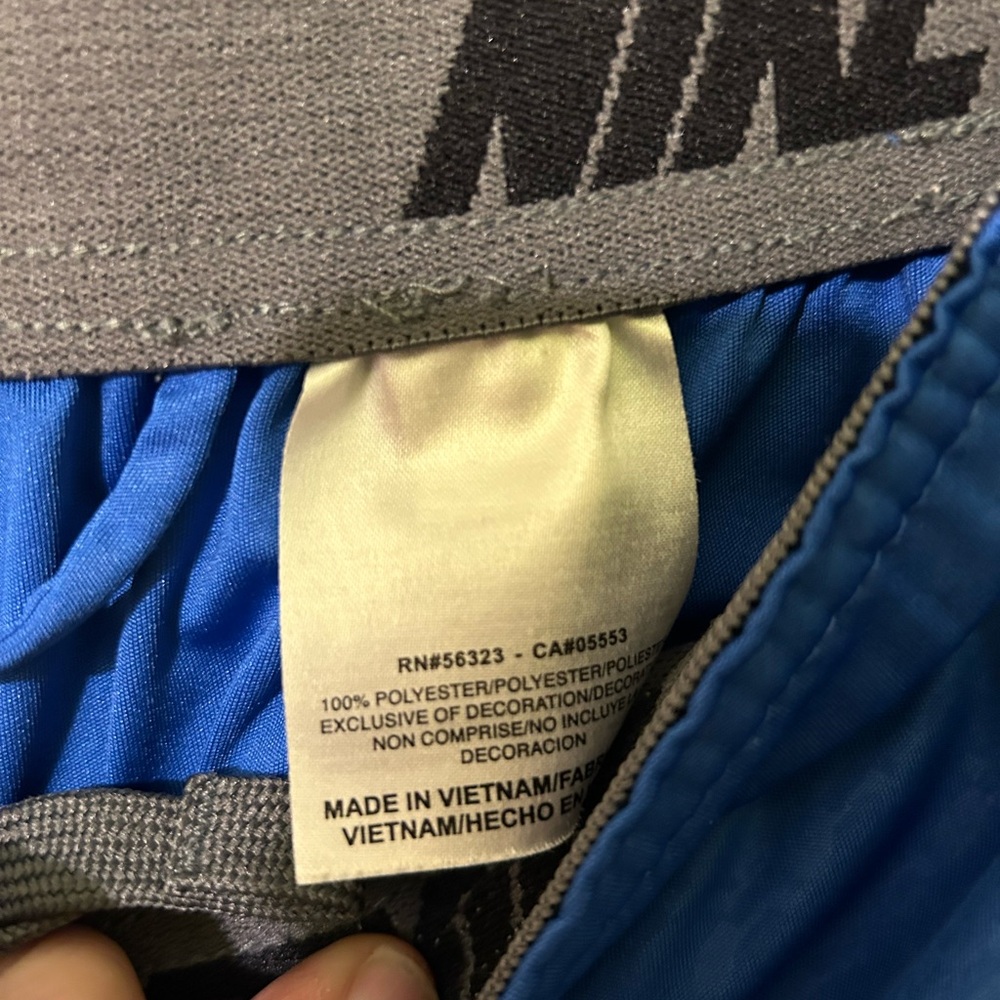 Nice Men’s Nike Dri Fit Blue “Ky” Shorts W/Black Accents & Side Pockets, Sz 2XL - Picture 5 of 6